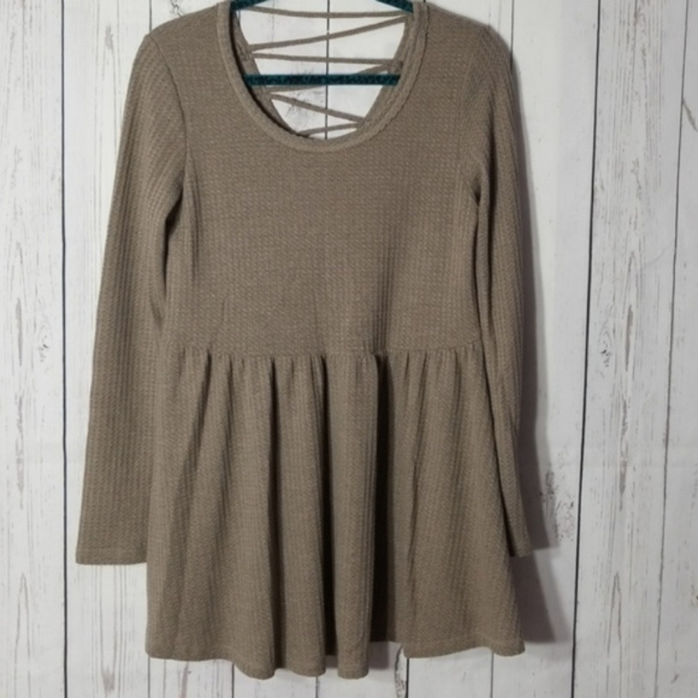 S Small Waffleknit Strappy Tunic